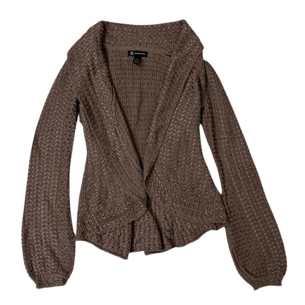 Y2K Ruffle Cardigan
